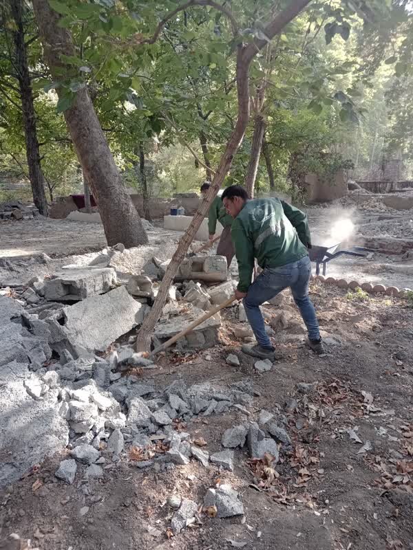 شتابدهی فرایند و اجرای ۱۷ پروژه عمرانی توسعه فضای سبز به صورت همزمان