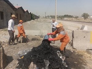 کانالها و انهار منطقه ۲ کرج لایروبی شد 2