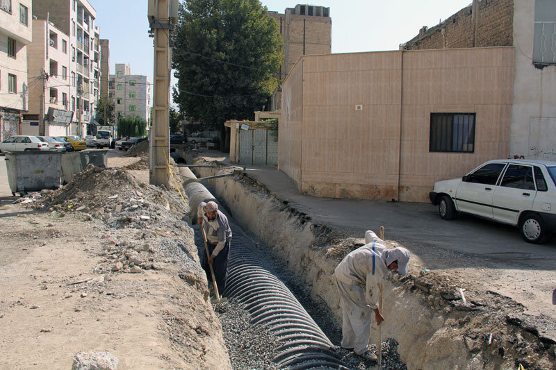 عملیات بهسازی محیطی محله حیدرآباد به اتمام رسید