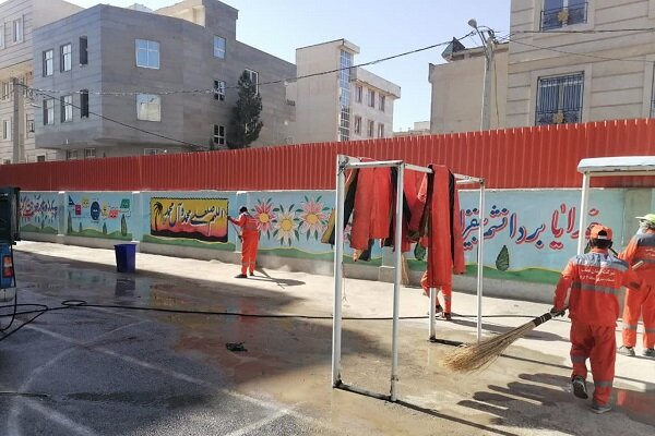 طرح استقبال از مهر همزمان با بازگشایی مدارس اجرا شد