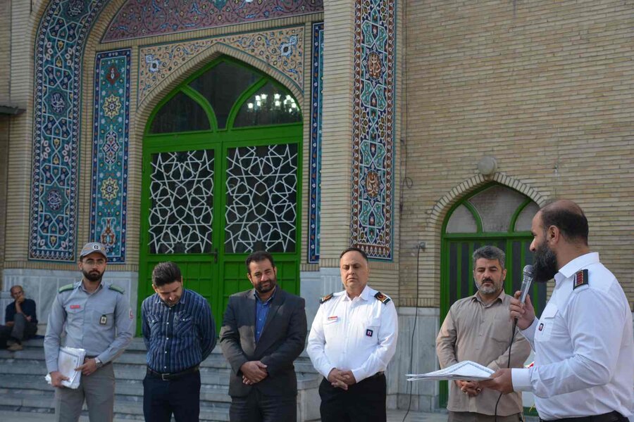 تقدیر از سربازان امریه آتش نشانی کرج