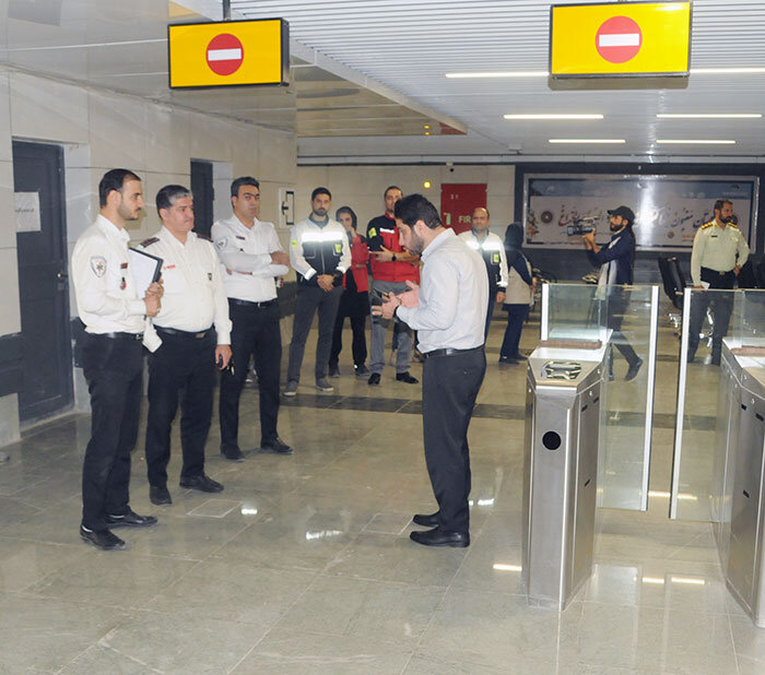 ارتقای آمادگی در شرایط اضطراری حوادث مترو