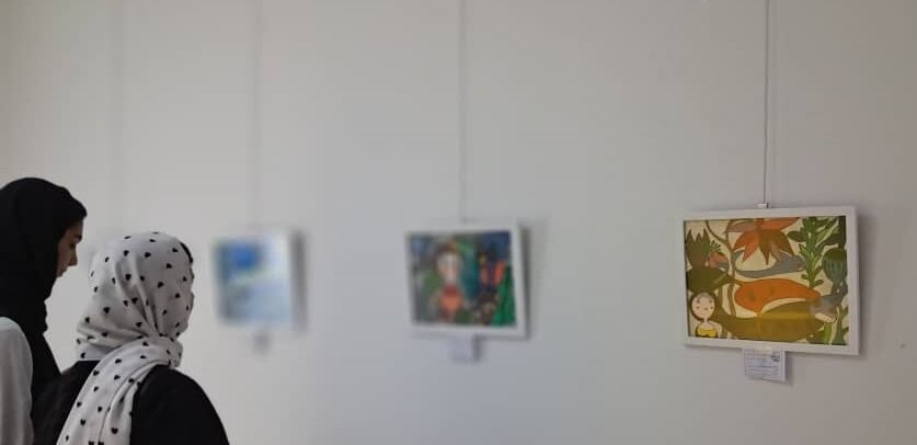 برگزاری نمایشگاه نقاشی کودکان و نوجوانان در گالری هنری شهر کرج