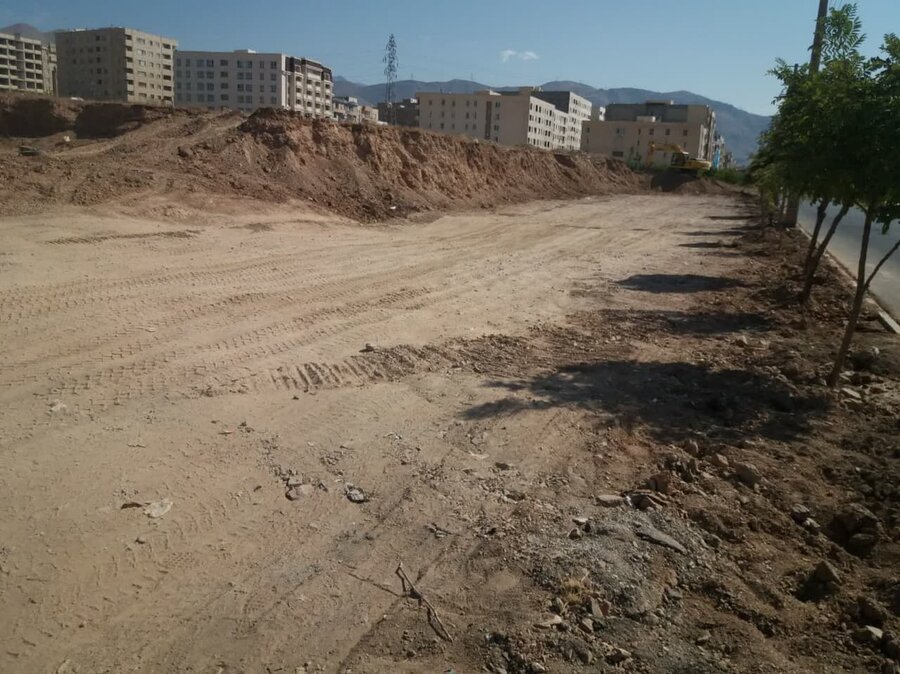 آغاز عملیات اجرایی احداث پیاده راه و پارک حاشیه بلوار پرستار