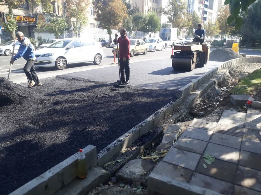 اجرای عملیات اصلاح هندسی و تعریض خیابان شهید بهشتی 