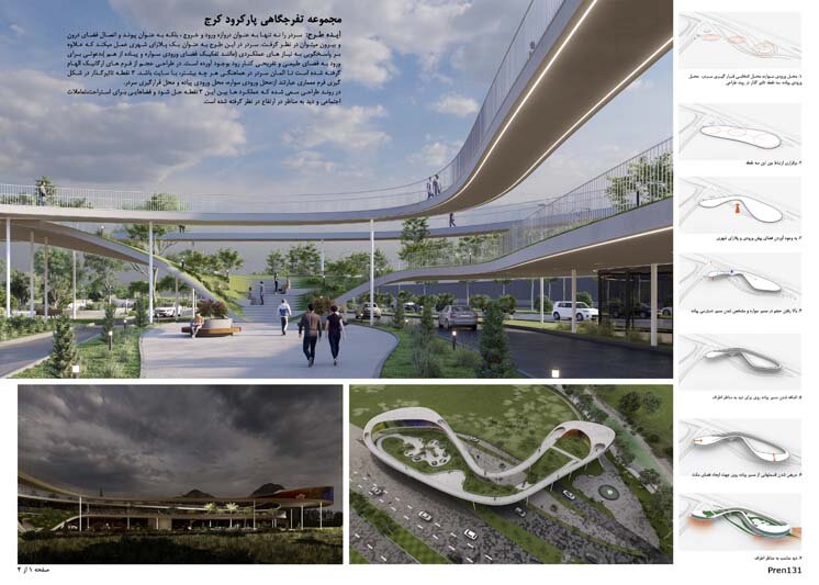 برگزیدگان مسابقه “طراحی المان و فضای ورودی تفرجگاه پارکرود کرج” اعلام شد