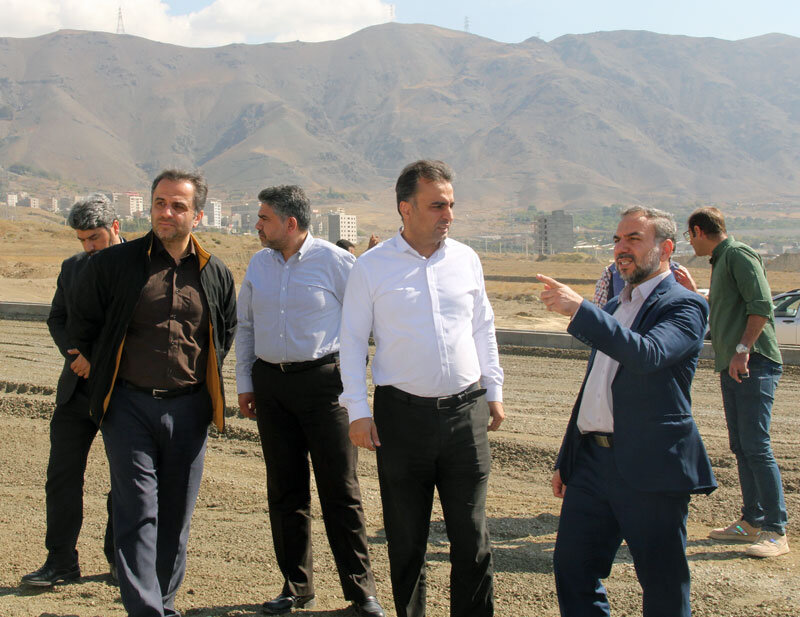 بازدید میدانی از عملیات اجرایی احداث معبر اتصالی بزرگراه شمالی