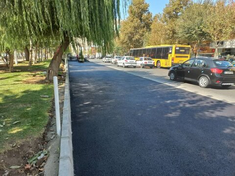 طرح اصلاح هندسی دوربرگردان مقابل تالار شهیدان نژاد فلاح در حال اجرا است 1