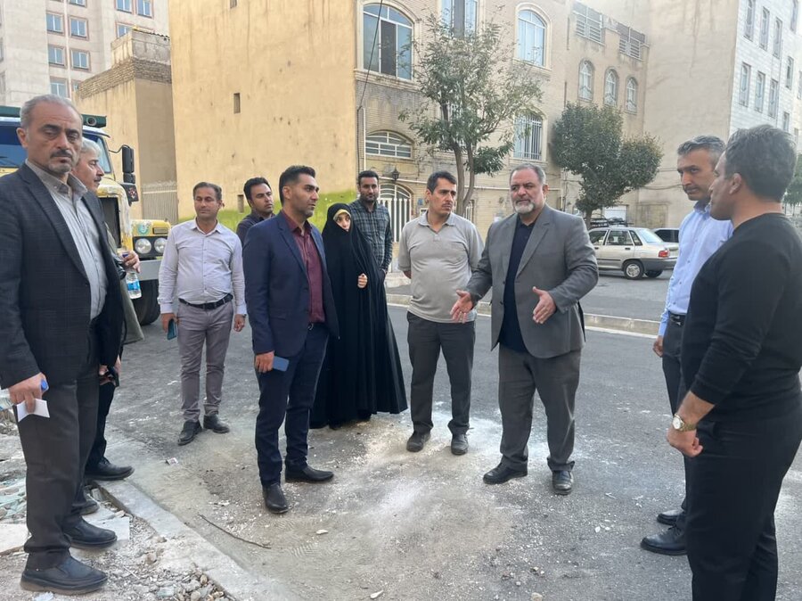 بازدید اعضای شورای اسلامی شهر از روند اجرای پروژه پارک تندرستی لیلستان