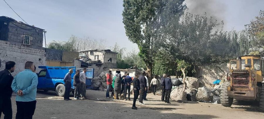 جمع آوری ضایعاتی ها و تخریب مراکز غیر مجاز