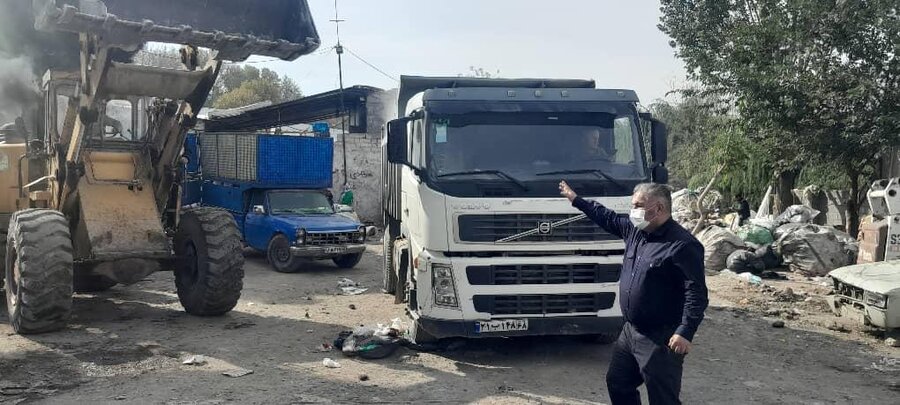 جمع آوری ضایعاتی ها و تخریب مراکز غیر مجاز