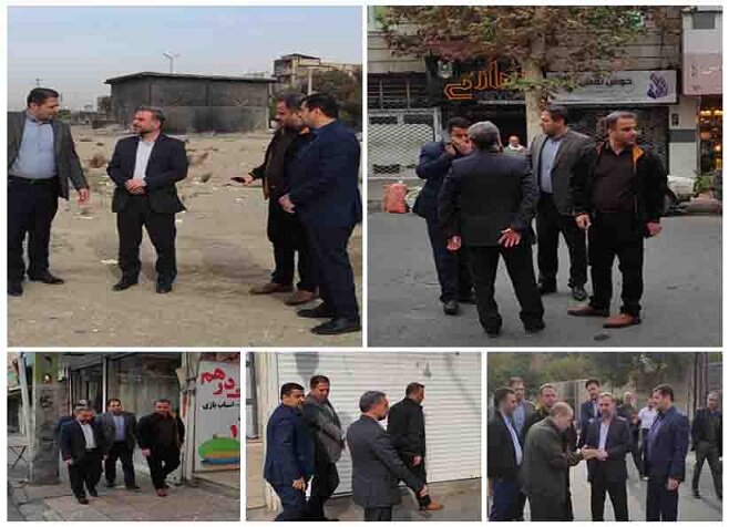 بازدید عضو شورای اسلامی شهرکرج از منطقه ۵ کرج