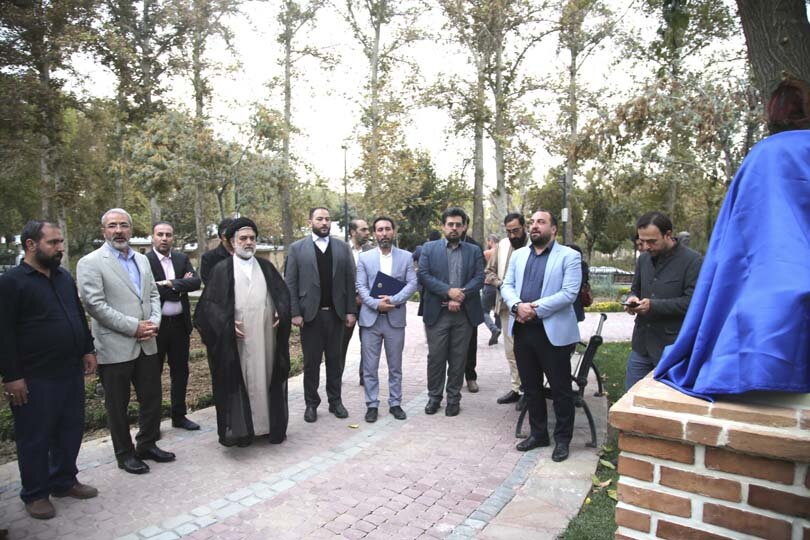 سردیس شهید مدافع امنیت «سید روح الله عجمیان» در کرج رونمایی شد