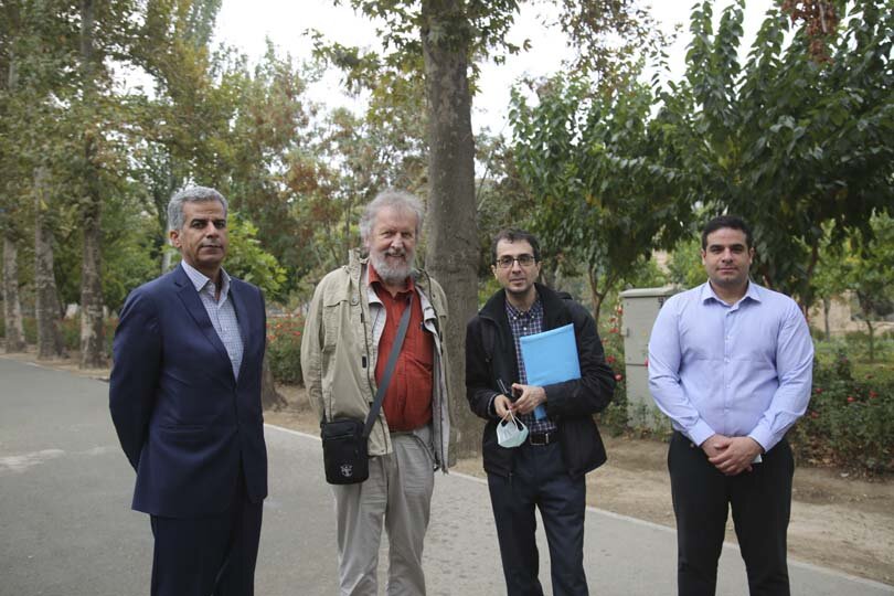 بازدید استاد دانشگاه نورتینگن آلمان از پارک ملی ایران کوچک