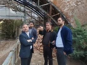بازدید عضو شورای اسلامی شهر کرج از پروژه‌های عمرانی منطقه ۱۰ کرج