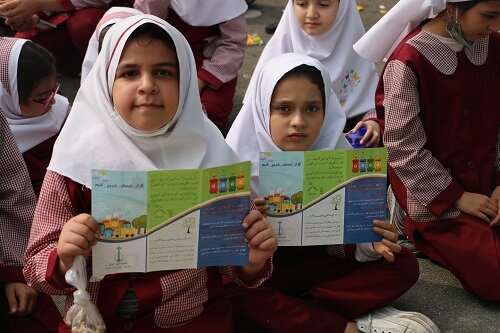 دهمین برنامه آموزشی طرح تفکیک زباله در مدارس کرج