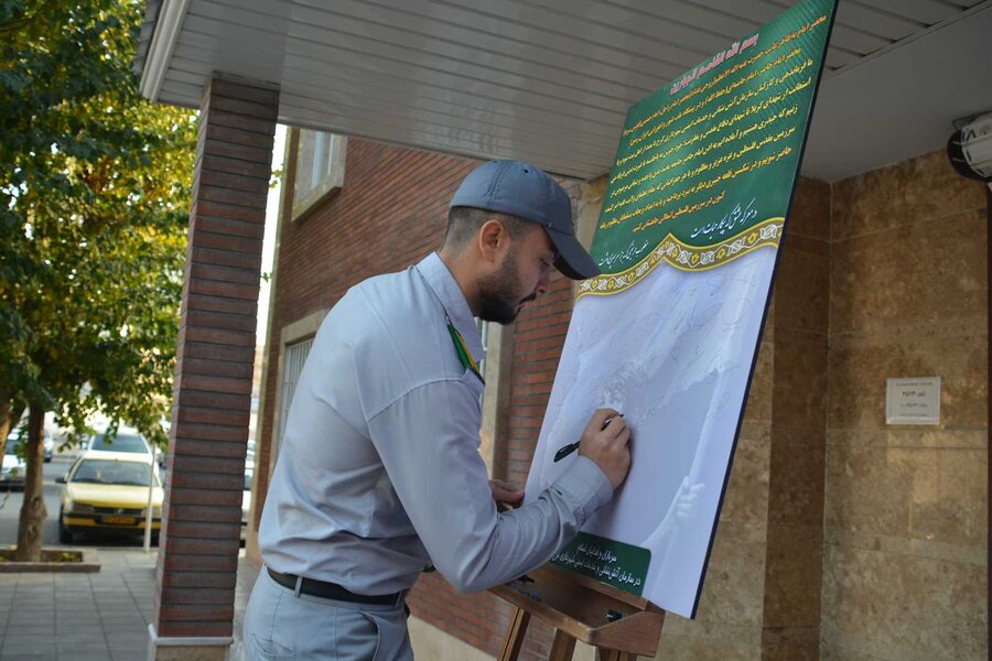 آتش نشانی کرج در حمایت از غزه یک صدا شد