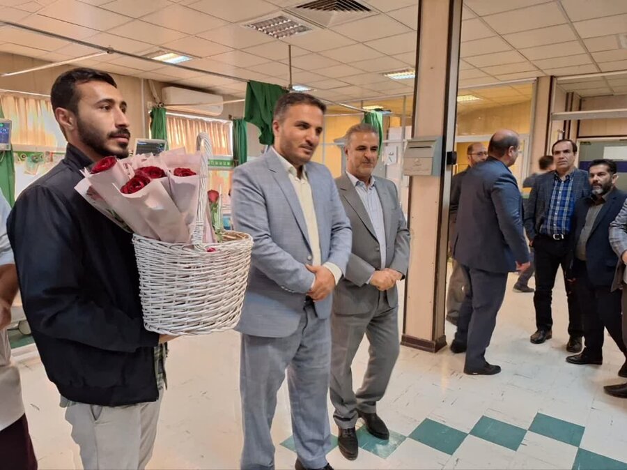 تقدیر از پرستاران بیمارستان امام خمینی (ره) کرج