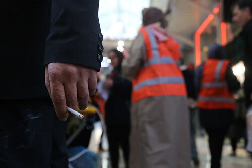 پویش "نه به ته سیگار" برگزار شد