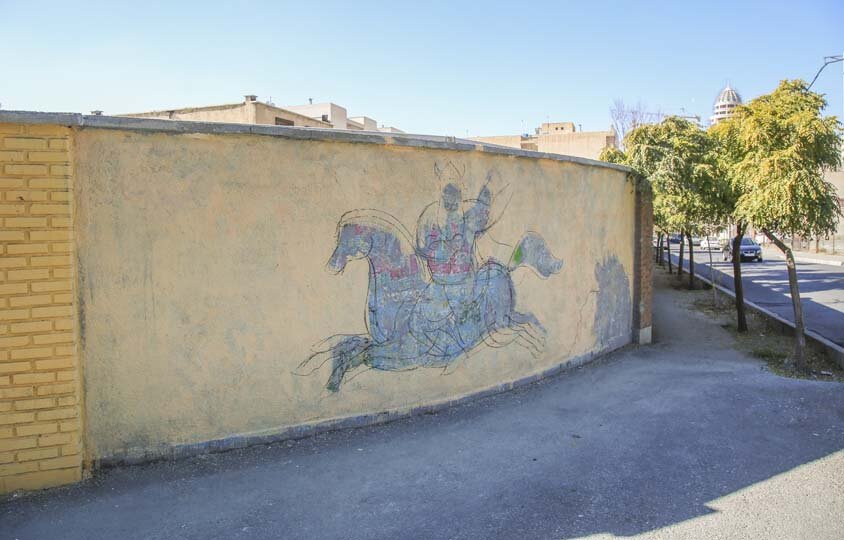 دیوارهای شهرکرج راوی شاهنامه شدند