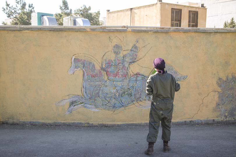 دیوارهای شهرکرج راوی شاهنامه شدند