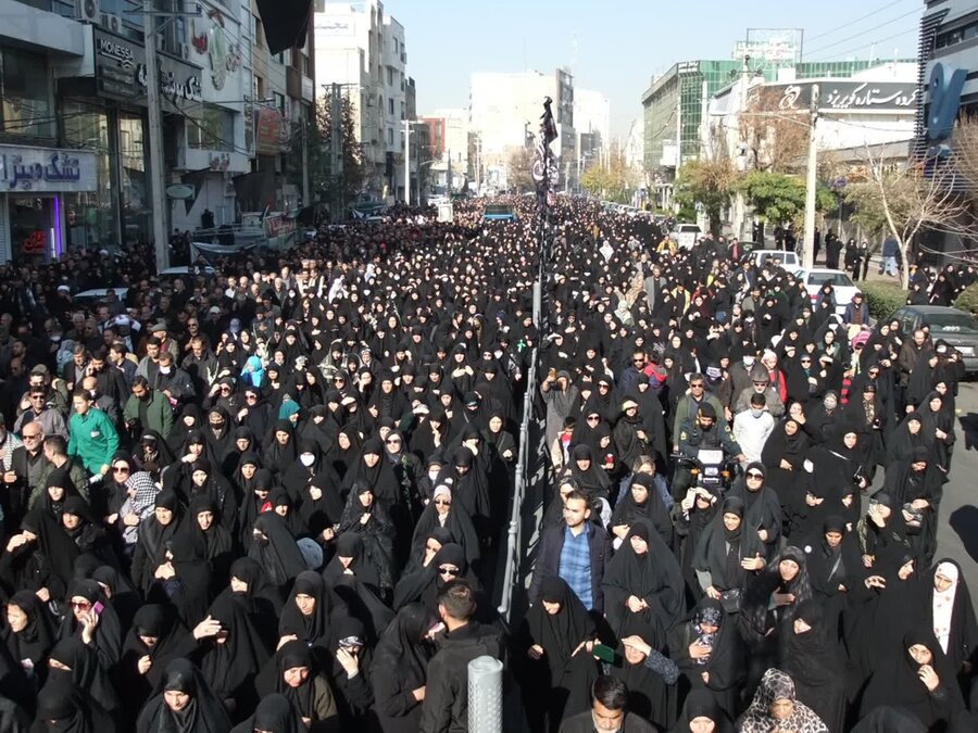 مهمانی با شکوه حضرت مادر برای گمنامهای آسمانی