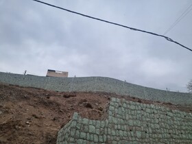 اجرای ۲۷۰۰ متر مربع دیوار سنگی در ضلع شمالی بوستان شهید مصطفایی کرج