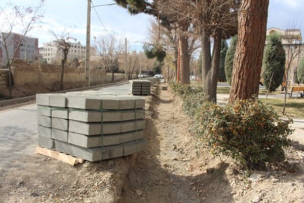 اجری پروژه جدولگذاری بلوار ابن سینا واقع در کوی مهر