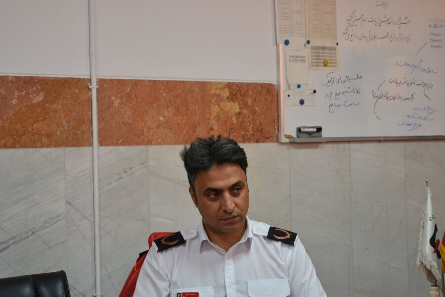 بازدید آتش نشانان قزوینی از مرکز ۱۲۵ کرج