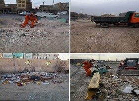 عملیات پاکسازی محله به محله در معابر حصارک پایین اجرا شد
