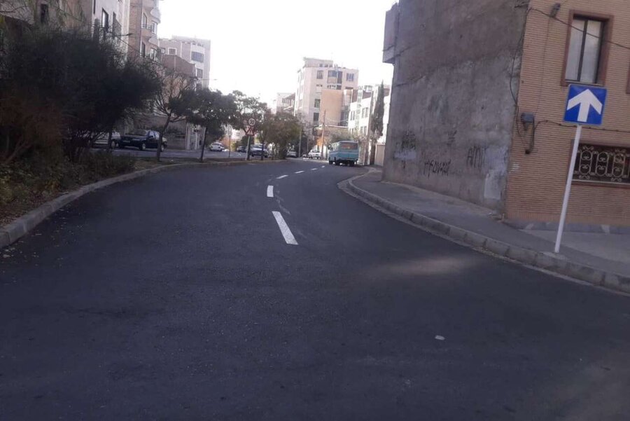 ۳هزار متر خط کشی ترافیکی بولوارهای بهاران و ظفر