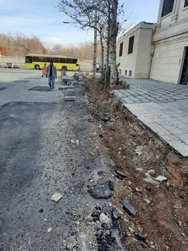 ترمیم و تعویض جداول فرسوده خیابان شهید فیروزبخت محله دولت آباد