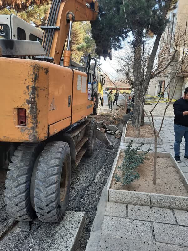 ترمیم و تعویض جداول فرسوده خیابان شهید فیروزبخت محله دولت آباد