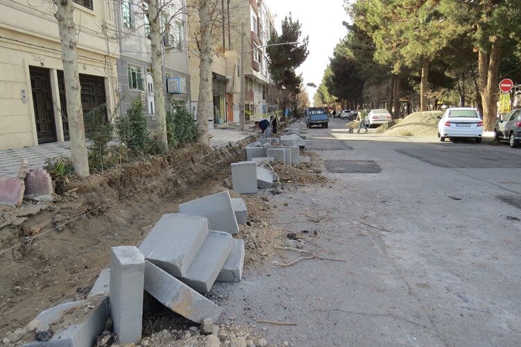 ترمیم و تعویض جداول فرسوده خیابان شهید فیروزبخت محله دولت آباد