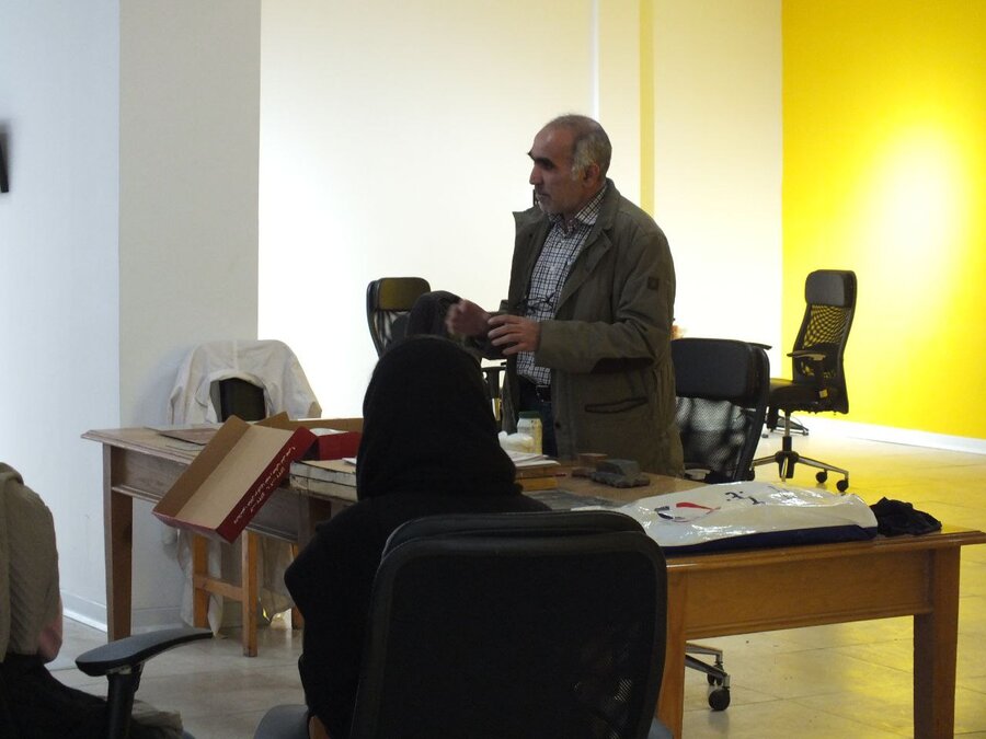 نمایشگاه و کارگاه آموزشی تکنیکهای چاپ دستی