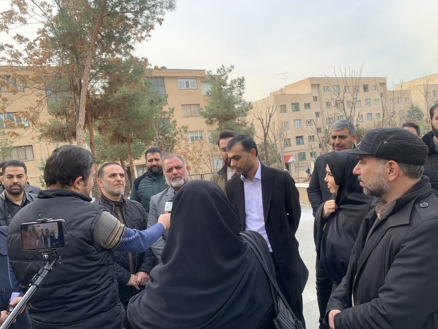 بازدید اعضای شورای اسلامی شهر کرج از پروژه های عمرانی در حال اجرا شهرداری منطقه ۸ کرج