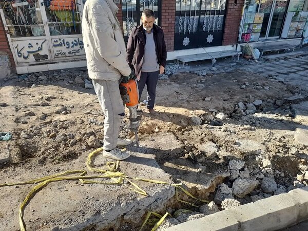 اجرای اصلاح هندسی راستگرد تقاطع کارخانه قند