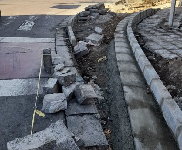 اجرای اصلاح هندسی راستگرد تقاطع کارخانه قند