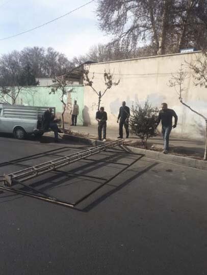 تابلوهای غیرمجاز در کرج جمعآوری شد