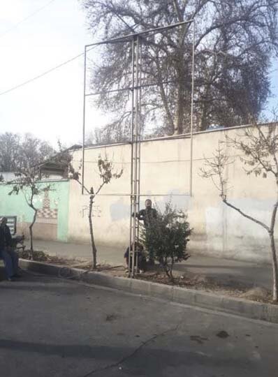 تابلوهای غیرمجاز در کرج جمعآوری شد