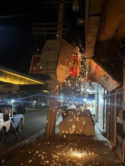 تابلوهای غیرمجاز در کرج جمعآوری شد