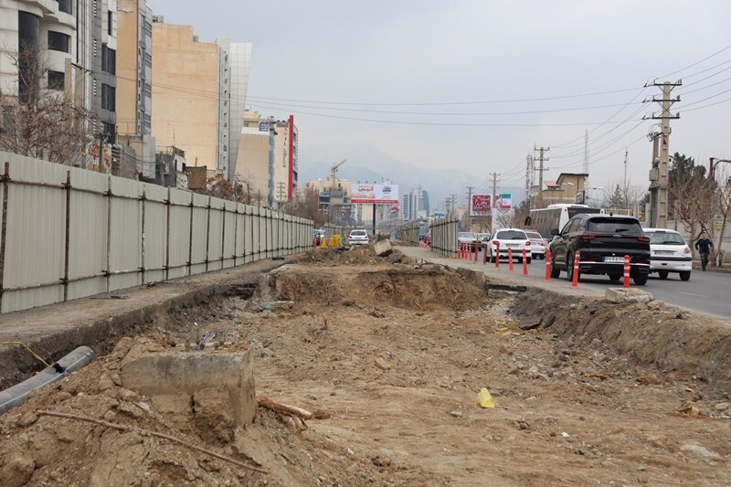 پروژه خط ویژه اتوبوس تندرو با سرعت خوبی در حال اجرا است