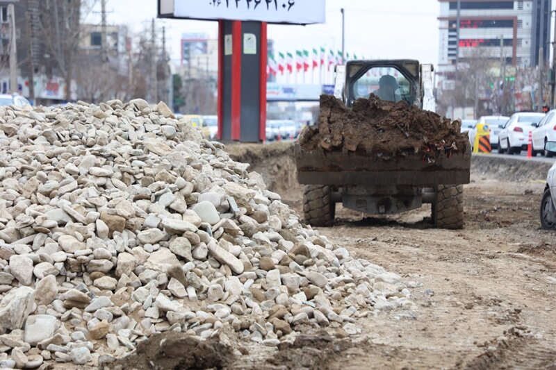 پروژه خط ویژه اتوبوس تندرو با سرعت خوبی در حال اجرا است