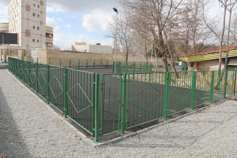 افتتاح زمینهای ورزشی چند منظوره بوستان جهان در دهه مبارک فجر انقلاب اسلامی