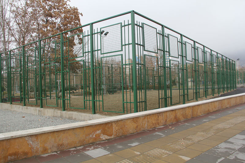 افتتاح زمینهای ورزشی چند منظوره بوستان جهان در دهه مبارک فجر انقلاب اسلامی