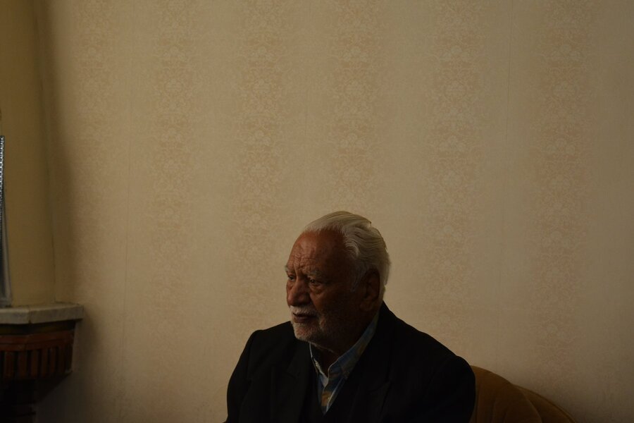 دیدار با پدر شهیدان دماوندی پور