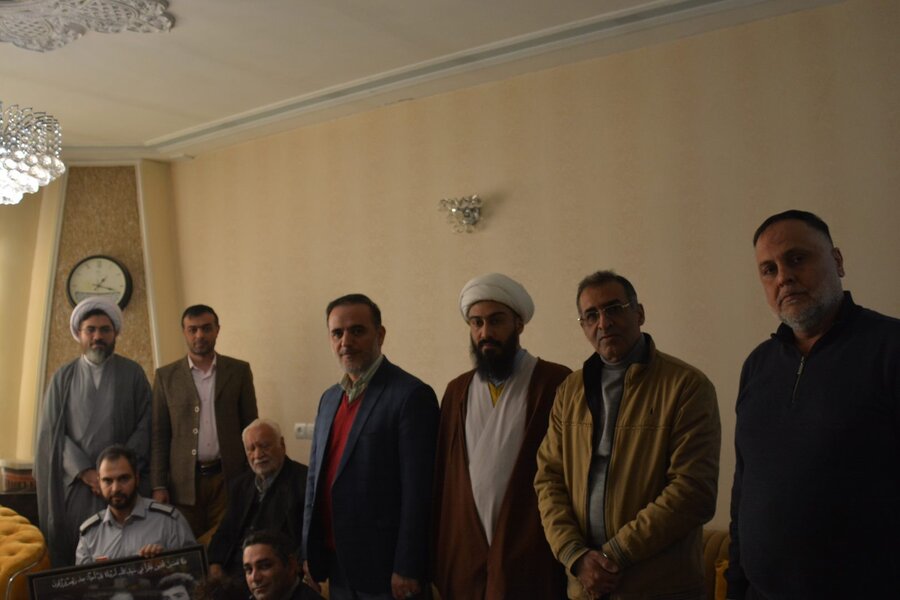 دیدار با پدر شهیدان دماوندی پور