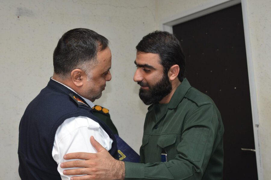 دیدار رئیس سازمان آتش نشانی کرج با پاسداران انقلاب اسلامی