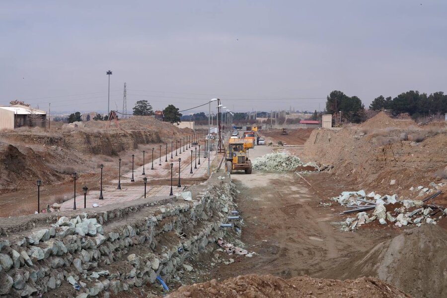 بازدید شهردار و اعضای شورای شهر کرج از روند تکمیل پروژه های نیمه تمام عمرانی