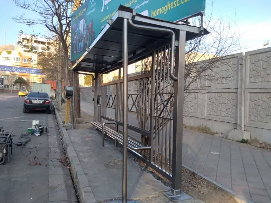 نوسازی و بازسازی تعداد ۵۵ ایستگاه اتوبوس سطح شهر